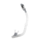 CRESSI-MINI-DRY-SNORKEL-CLEAR-SILVER